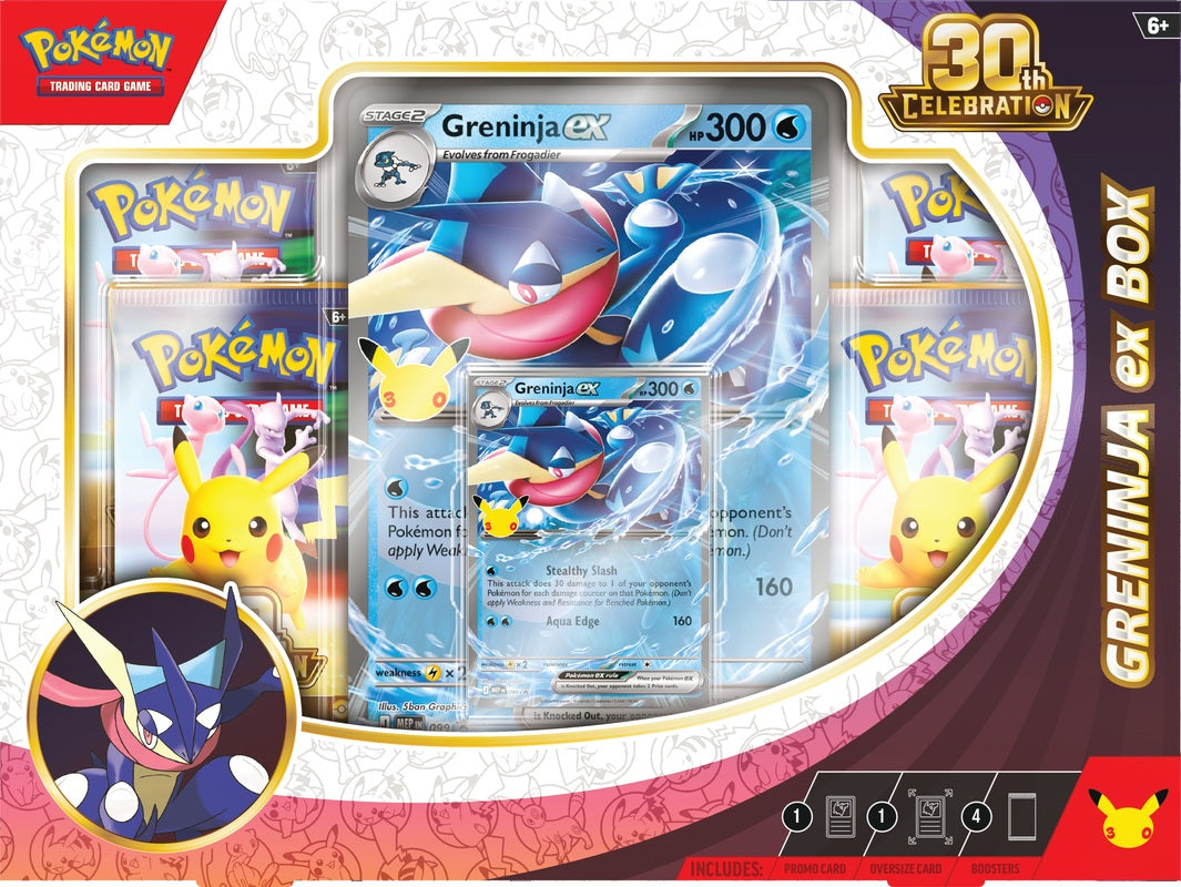 Pokémon TCG: ex Box - Greninja - 30th Celebration