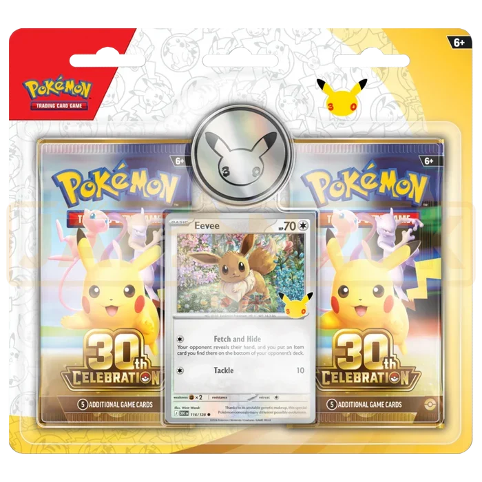 Pokémon TCG:  2 pack Blister - 30th Celebration
